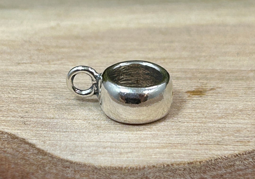 Sterling Silver Charm Adapter, Adapter Bead, Converter Bead, Bracelet