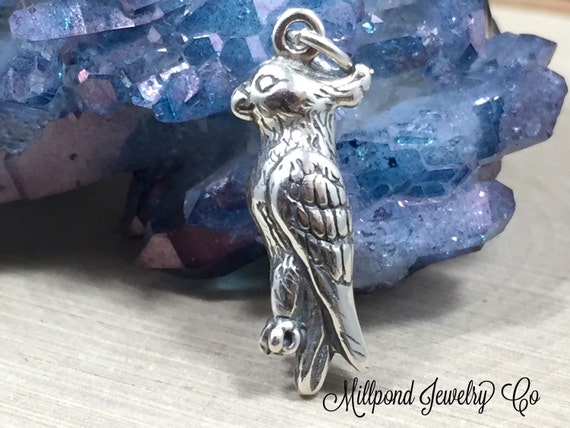 Cockatiel Charm Sterling Silver Cockatiel Charm Sterling Silver