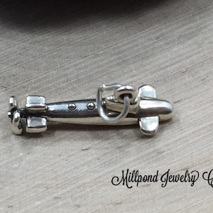 Submarine Charm, Military Pendant, Sailor Charm, Sterling Silver Charm, Sterling Silver Pendant
