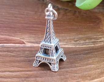 2pcs-1" Eiffel Tower charm-enamel Paris Charm-you pick the color 