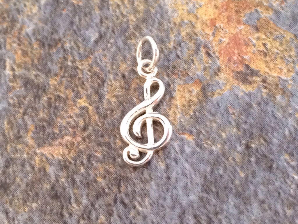 Treble Clef Charm Music Symbol Charm Music Charm Music - Etsy