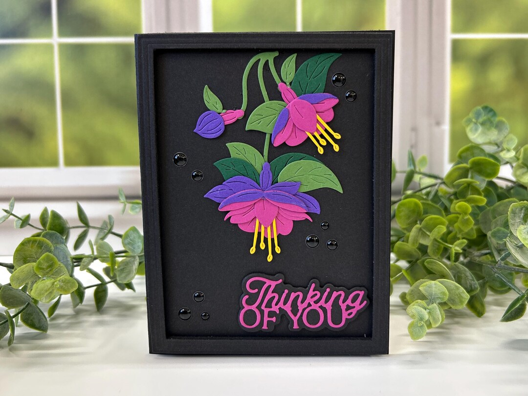 Thinking of You Card, Floral Card, Handmade Cards, Handmade Greeting ...