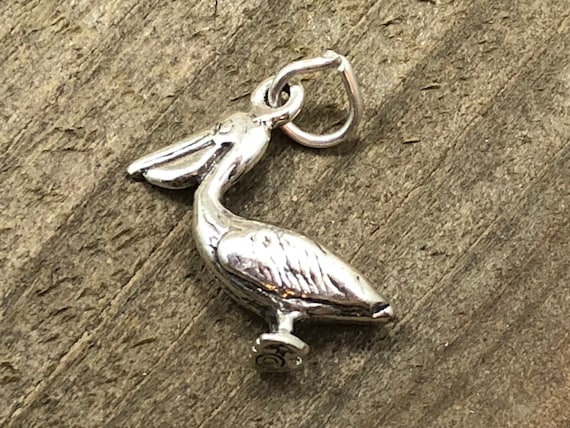 Pelican Charm Sterling Silver Pelican Charm Sterling Silver