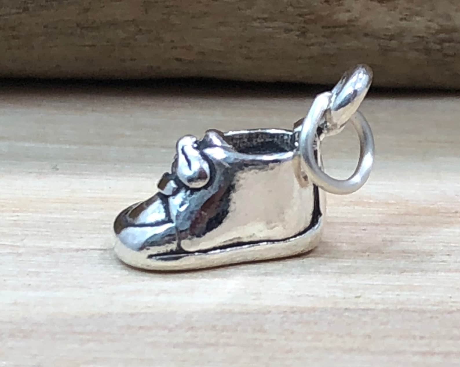 Baby Shoe Charm Baby Shoe Pendant Baby Charm Baby Pendant Etsy