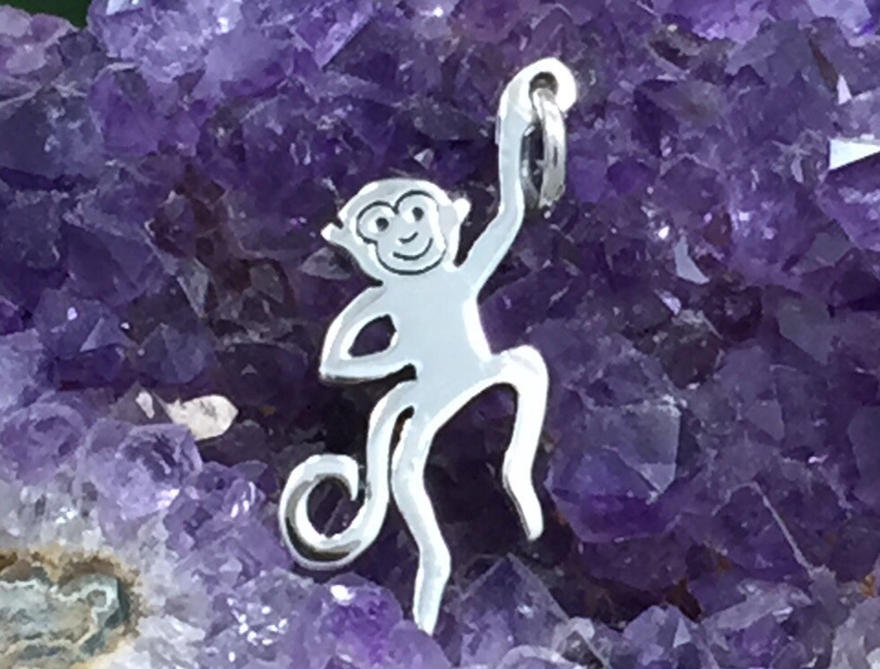Regal Monkey Charm 9K