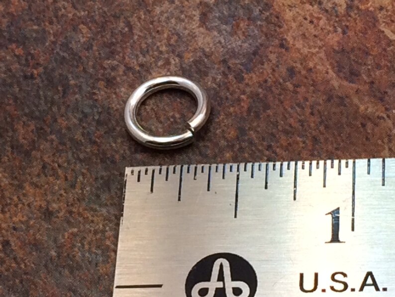Hard Snap Jump Rings Locking Jump Rings Jump Rings Sterling Etsy