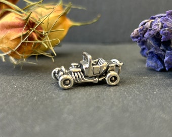 Hot Rod Charm, Hot Rod Charm, Vehicle Charm, Car Charm, Car Collector Charm, Sterling Silver Charm