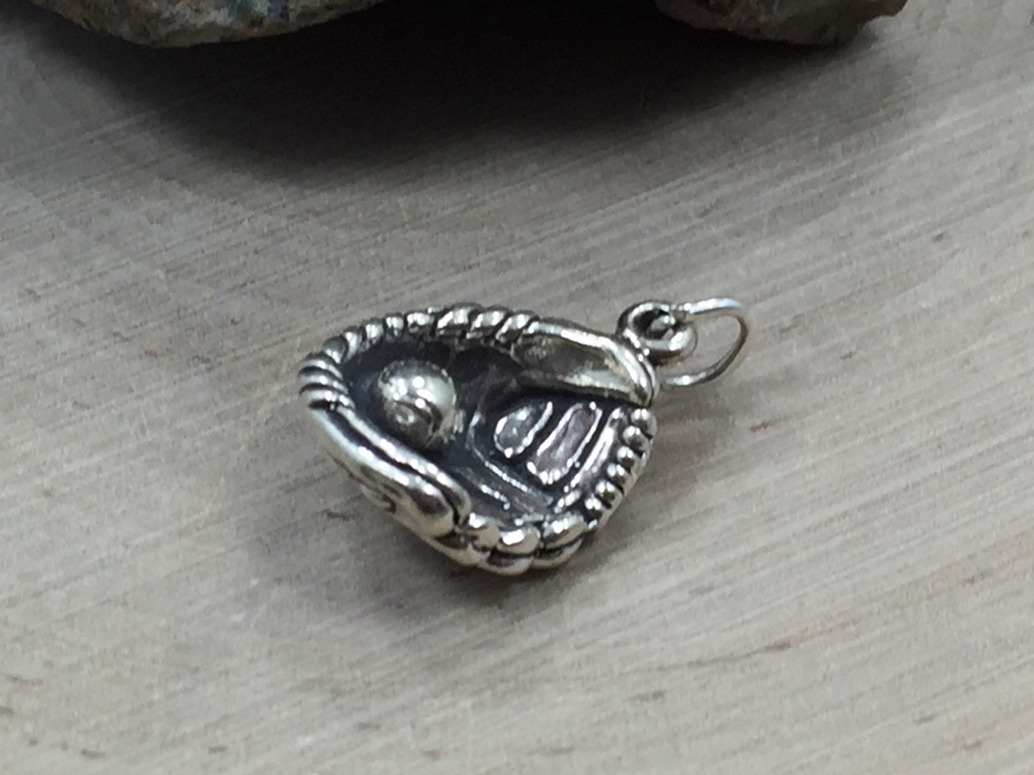 Baseball Charm, Baseball and Glove Charm, Baseball Glove Charm