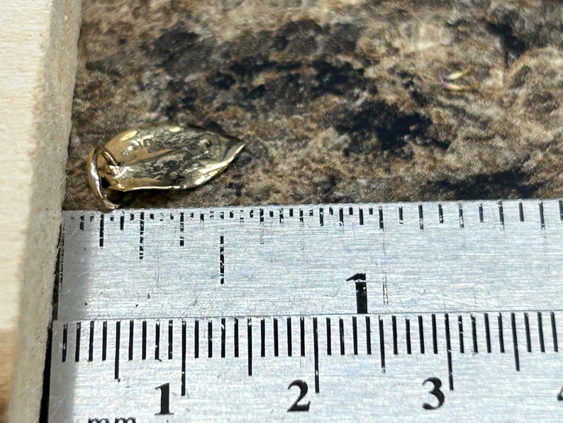Leaf Charm, Leaf Pendant, Nature Pendant, Nature Charm, Small Leaf Charm, Natural Bronze Charm bild 3