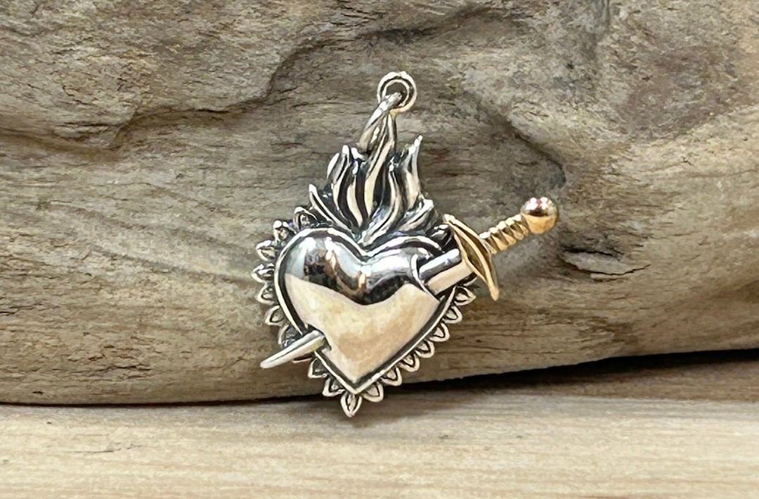 アクセサリー A&G Dagger Flamed Pendant A&G Dagger Flamed Pendant | 925+1