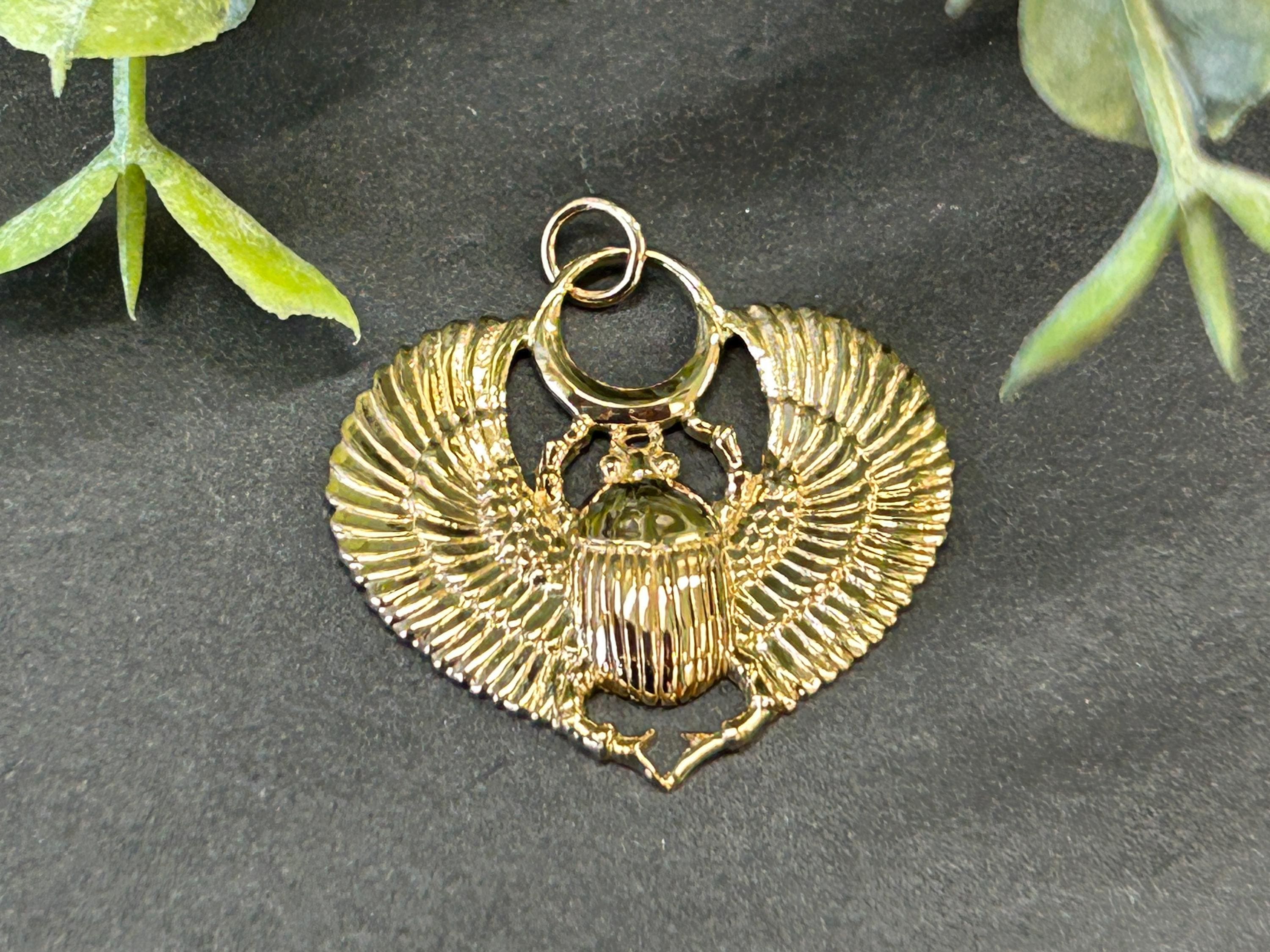 Scarab Real Gold Egyptian Jewelry Egyptian Scarab Real Beetle