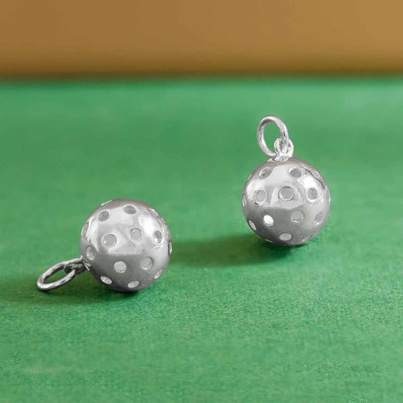 Sterling Silver 3D Pickleball Charm Pickleball Charm Pickle Ball Charm Pickleball Player Gift Sports Fan Charm Sports Etsy