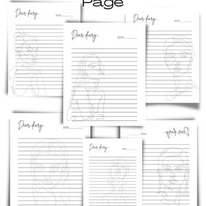 PRINTABLE NOTES/DIARY Insert Bundle Planner | Diary Page | Notes ...
