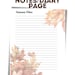 PRINTABLE FALL NOTES Page | Planner Insert | Fall | Fall Leaves ...