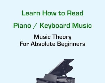 Apprenez à lire la musique de piano / clavier - Théorie musicale pour débutants absolus