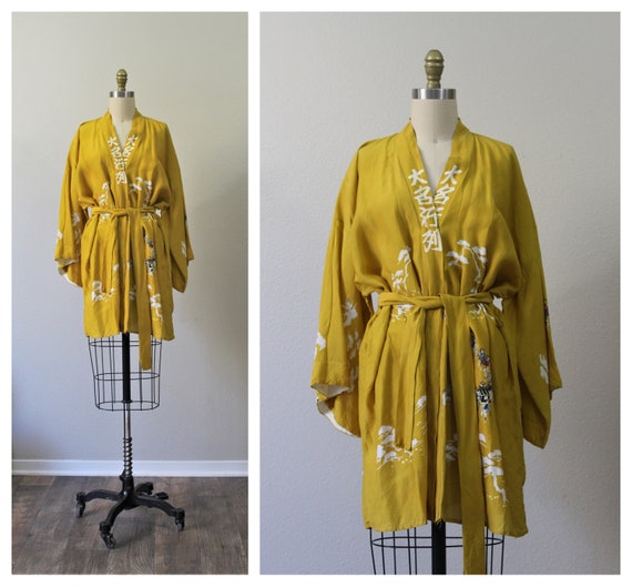 Vintage 1940s 50s I Magnin Mustard Gold Californi… - image 1