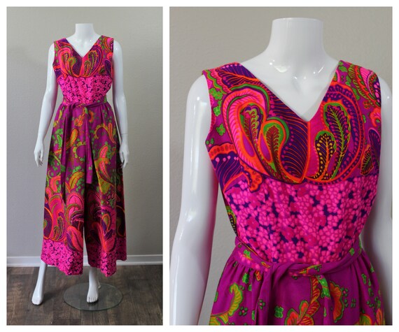 Vintage 1960s 70s Beautiful ALICE Polynesian Fashi
