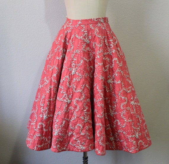 1950s ALEX COLEMAN Circle Skirt / Vintage Califor… - image 2