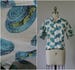 Vintage 50's 60's Miss Fashionality Unique Novelty * Straw Hats * Fabric Cotton Rockabilly Top Blouse Shirt |  Modern US 2 4 6 / XS Small 