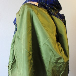 Vintage 1960s Deadstock Blue Green PENDLETON Plaid Jacket - Etsy