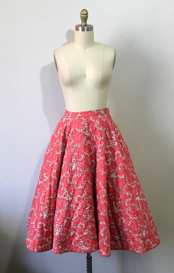 1950s ALEX COLEMAN Circle Skirt / Vintage Califor… - image 4