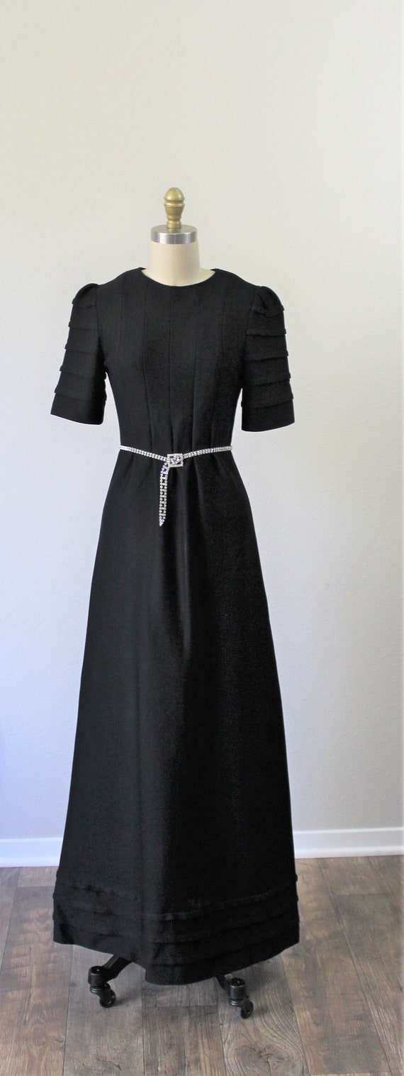 Vintage 1960s 70s joseph magnin layered tiered kn… - image 3