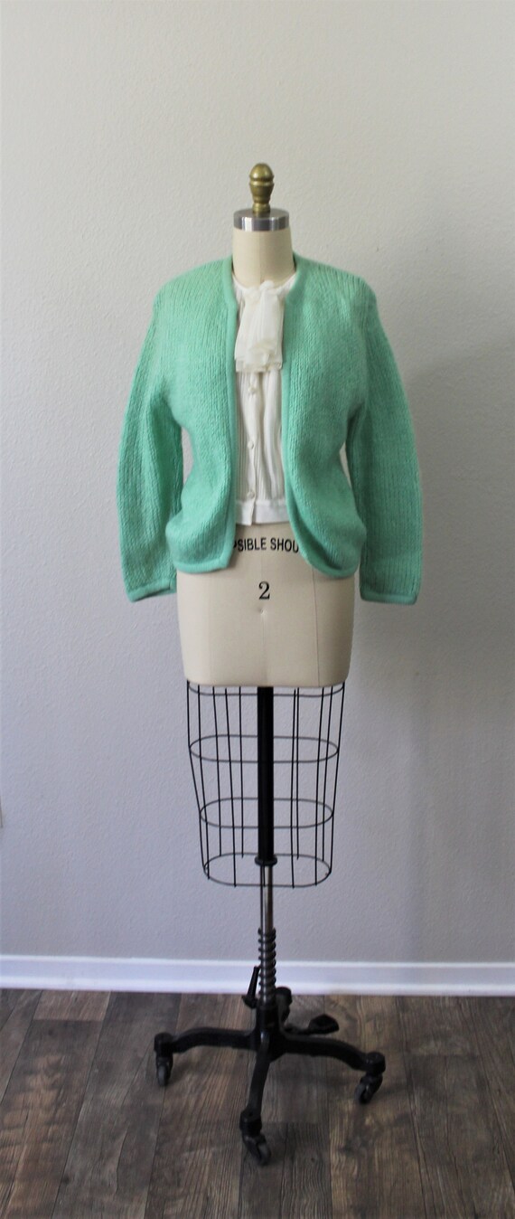 Vintage 50's 60's Rockabilly VLV Seafoam Green Ope