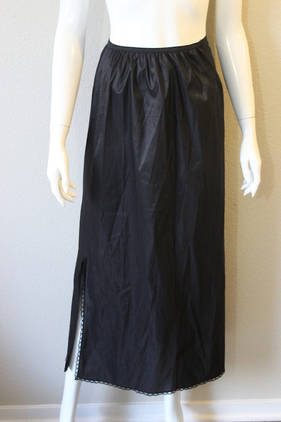 Vintage 50's 60's Vassarette Lingerie Black Lace … - image 5