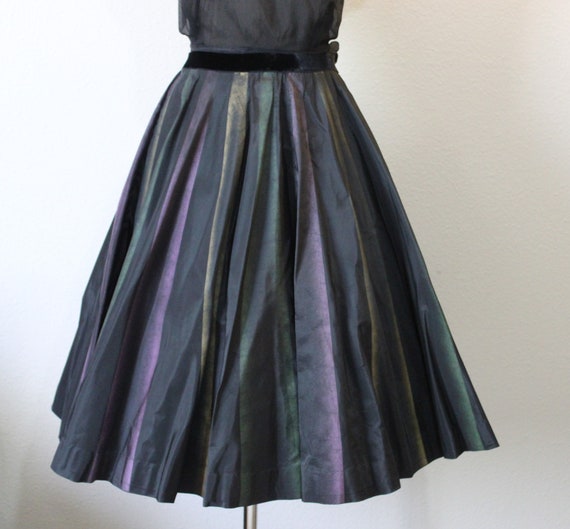 50s Circle Skirt / Vintage 1950s atomic Joe David… - image 6