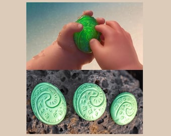 HEART of TE FITI Luminescent | glow in the dark | Necklace heart of te fiti | Moana | Te Fiti Stone