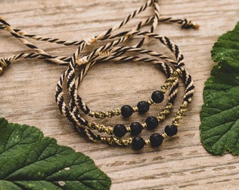 LAVA STONE BRACELET | Etna Sicily souvenirs