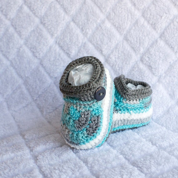 crochet baby boy shoes