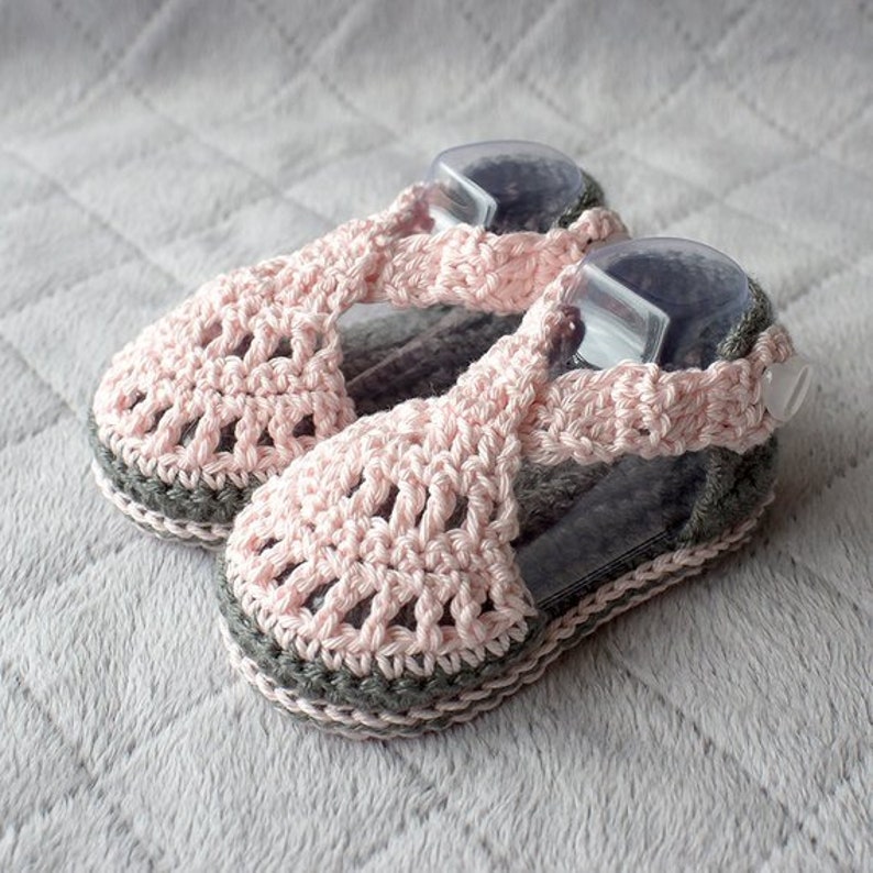 Baby Set Teething Rattle Baby Shoes Crochet Rattle Girl Etsy