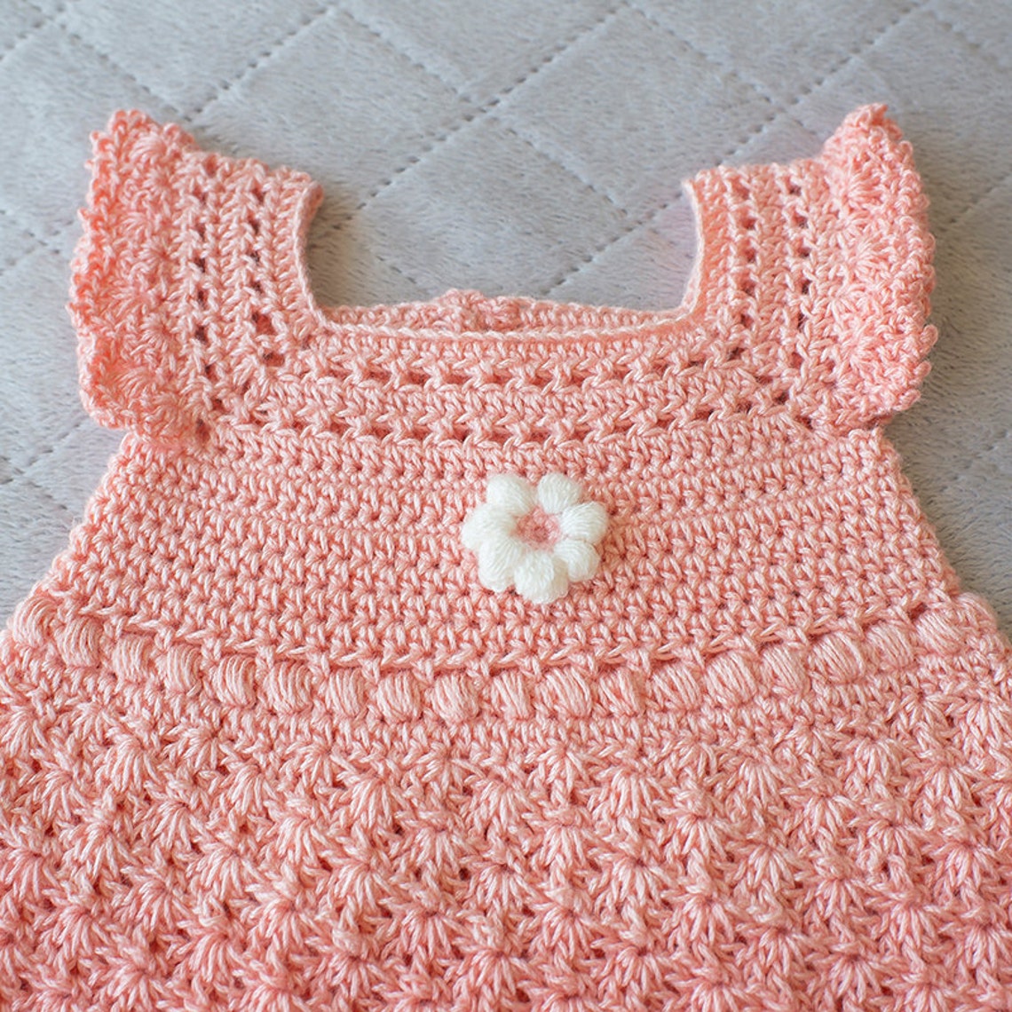 Crochet Pink Dress Crochet Baby Dress Baby Girl Dress | Etsy