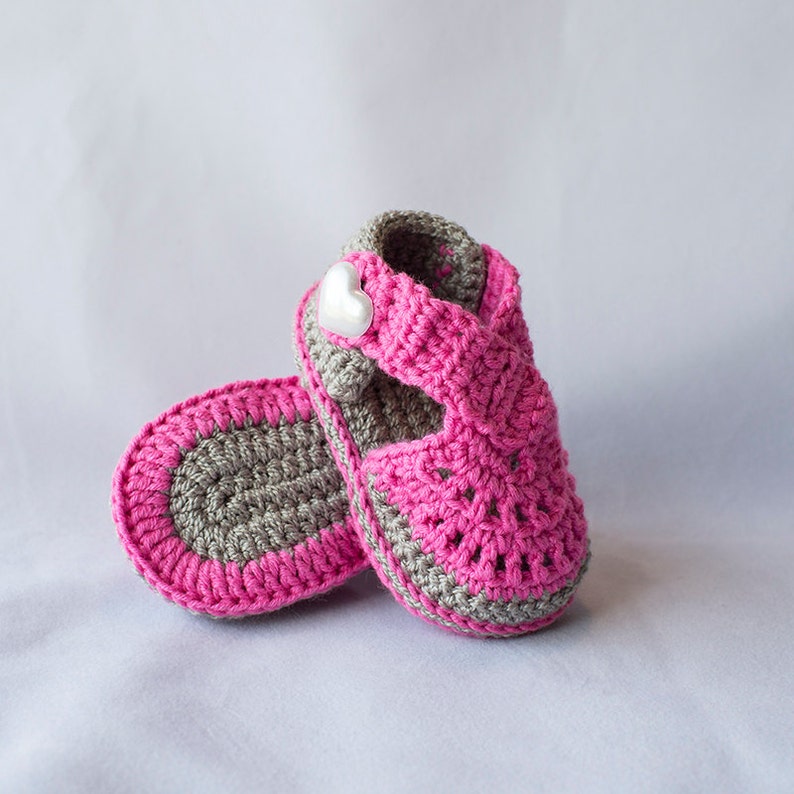 Crochet Baby sandals baby girl sandals baby girl shoes girl | Etsy