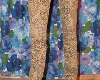 Leopard Tripp Punk Skinny Jeans/Pants