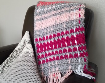 Crochet Celtic Baby Blanket Pattern: Woven Plaid Design (PDF)