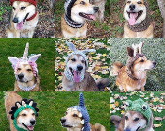 Crochet Hound Hoodie Pattern: 9 Animal Accessories (PDF Pattern)