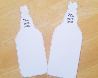 Beer Cozie Display PDF Template: 12oz & 22oz Craft Show Printable (Digital Download)
