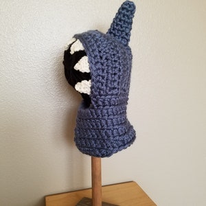 Crochet PDF Pattern, Make your own Dog Costume Dinosaur, Shark, and Frog to add onto Hound Hoodie, Dog Scarf, Pet Accessories, Dog Snood image 6