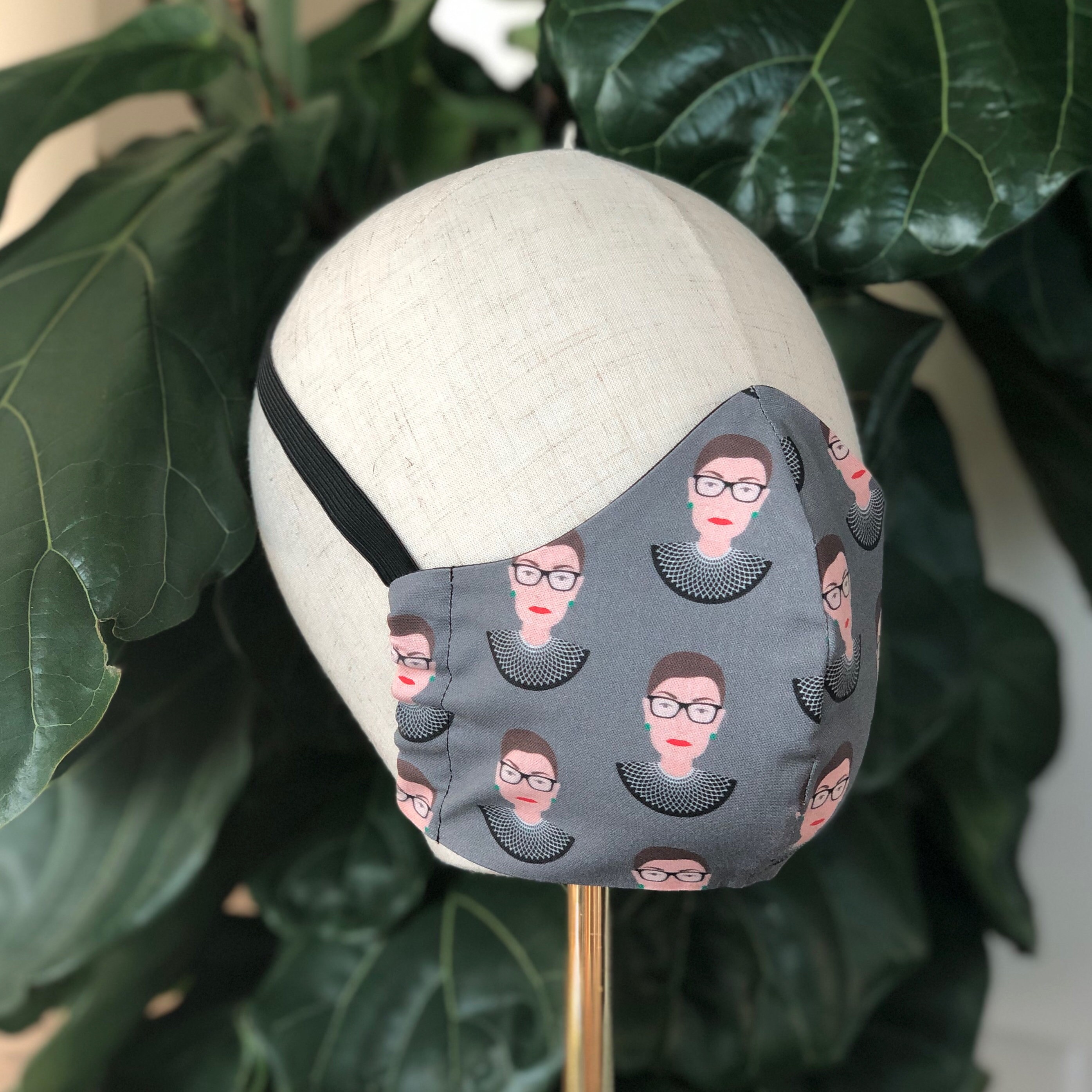 RBG Ruth Bader Ginsburg Face Mask w/ Optional Filter Pocket Etsy