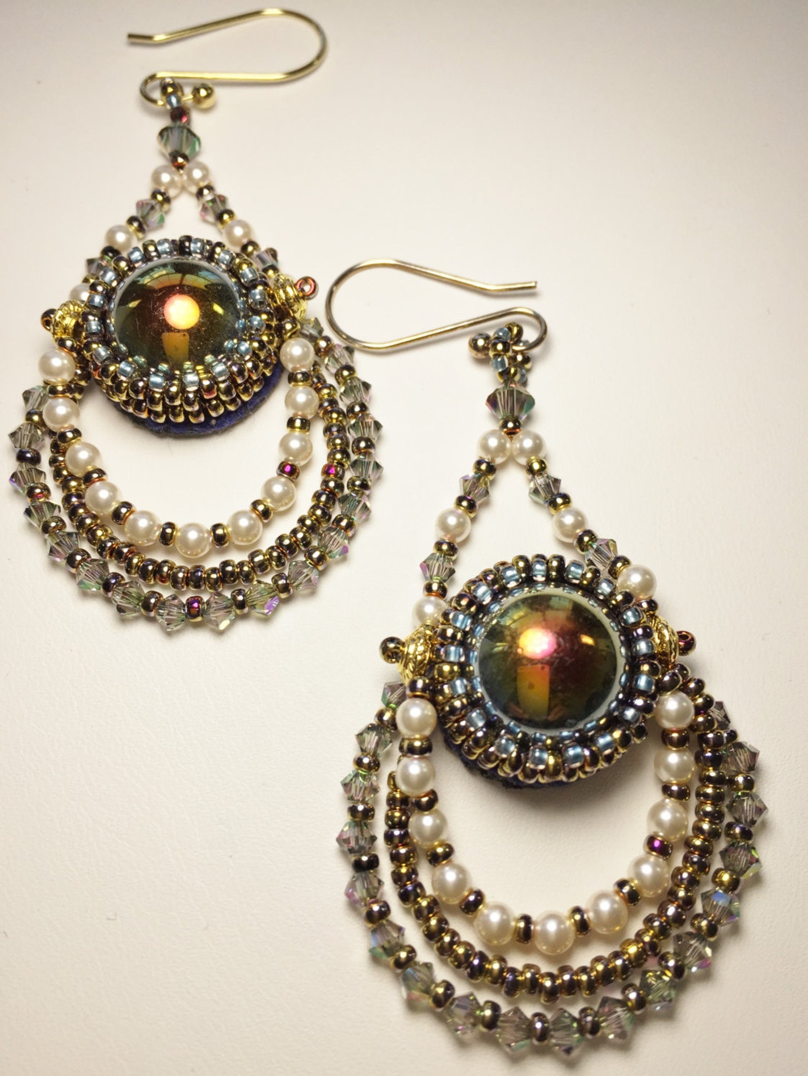 Tutorial ROYAL DUCHESS EARRINGS - Etsy