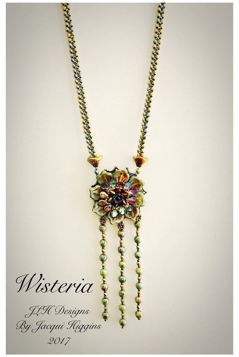 Tutorial Wisteria Necklace Etsy