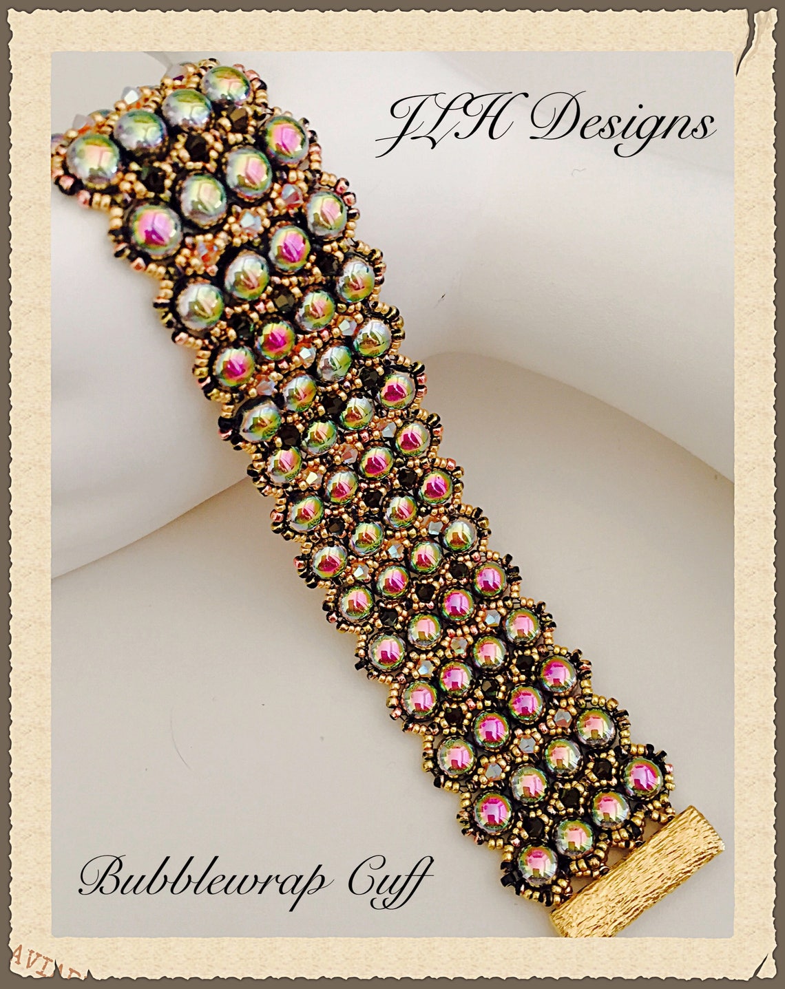 Tutorial - Bubblewrap Cuff - Bracelet - Etsy