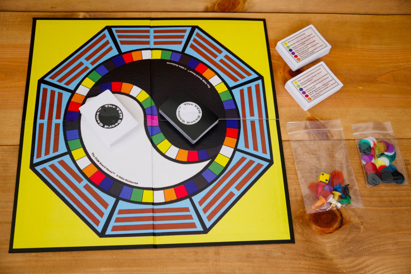 TCM Board Game. the Board Game for Acupuncture Students Made Etsy