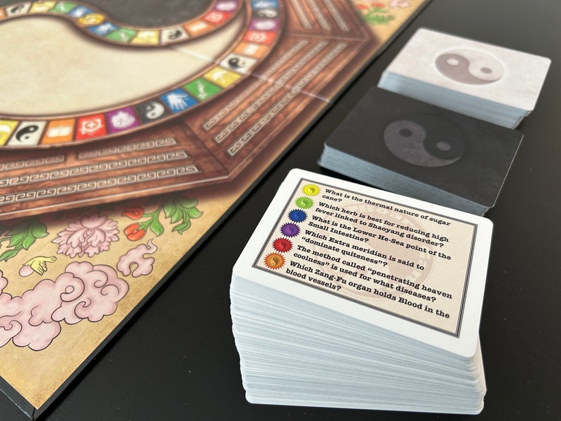 TCM Board Game. the Board Game for Acupuncture Students Made in the USA