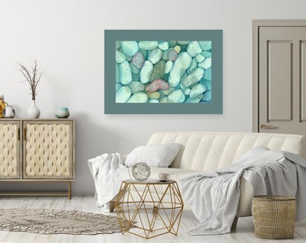 Sea Glass Watercolor Painting
