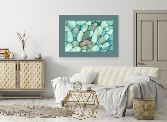 Sea Glass Watercolor Painting