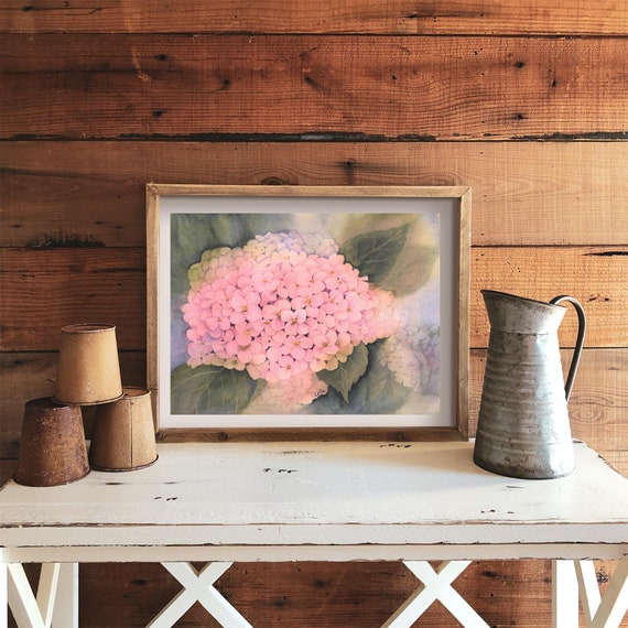Hydrangea Watercolor Painting