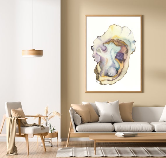 Oyster I Original Watercolor Painting
